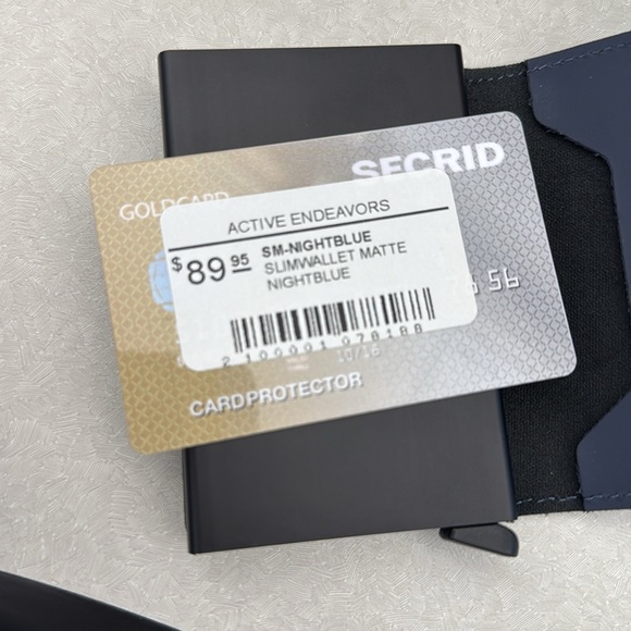NWT Secrid Matte Slimwallet - Nightblue - Picture 9 of 9